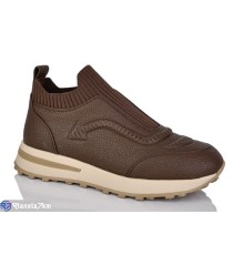 Кросівки жіночі на весну/осінь (6 пар р.36-40) коричневий  "MARADONA"