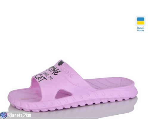 Шлепки жіночі на літо (6 пар р.36-41) фіолетовий  "LOTTOS"