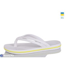 Шлепки жіночі на літо (8 пар р.37-41) білий  "LOTTOS"