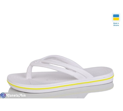 Шлепки жіночі на літо (8 пар р.37-41) білий  "LOTTOS"