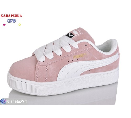 Дитячі кросівки на весну/осінь (8 пар р.33-38) рожевий  "GFB-Канарейка"