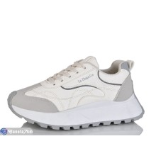 Кросівки жіночі на весну/осінь (8 пар р.36-41) бежевий  "LAIFA"