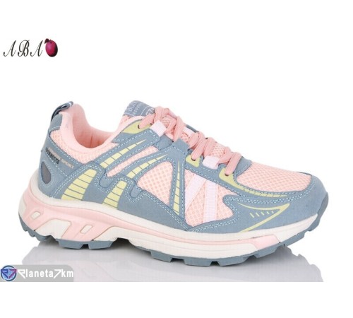 Кросівки жіночі на весну/осінь (8 пар р.36-41) рожевий  "Aba"