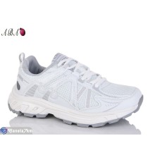 Кросівки жіночі на весну/осінь (8 пар р.36-41) білий  "Aba"