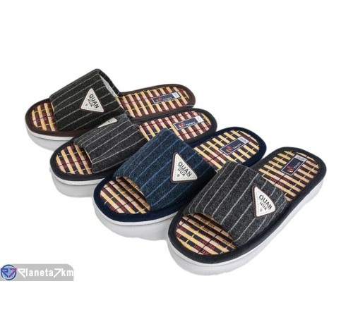 Тапки чоловічі на літо (6 пар р.40-45) мікс  "Ladmir"