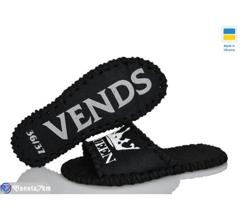 Тапки жіночі на весну/осінь (9 пар р.36-41) чорний  "Activ"