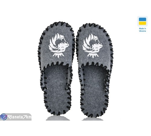 Тапки чоловічі на весну/осінь (9 пар р.40-45) сірий  "Activ"