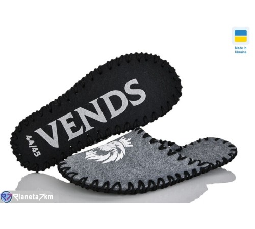 Тапки чоловічі на весну/осінь (9 пар р.40-45) сірий  "Activ"