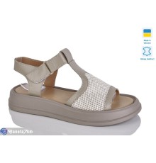 Босоніжки жіночі на літо (6 пар р.36-40) коричневий  "LIKA"