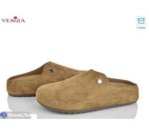 Жіночі сабо на весну/осінь (8 пар р.36-40) camel  "Veagia-ADA"