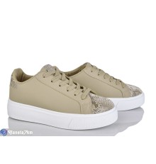 Кросівки жіночі на весну/осінь (8 пар р.36-41) коричневий  "LOREDANA"