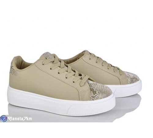 Кросівки жіночі на весну/осінь (8 пар р.36-41) коричневий  "LOREDANA"