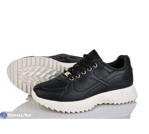 Кросівки жіночі на весну/осінь (8 пар р.36-41) чорний  "LOREDANA"