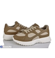 Кросівки жіночі на весну/осінь (8 пар р.36-41) коричневий  "LOREDANA"