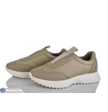 Кросівки жіночі на весну/осінь (8 пар р.36-41) коричневий  "LOREDANA"