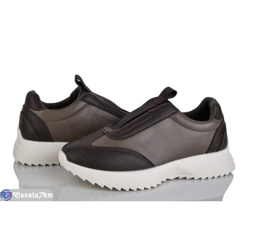 Кросівки жіночі на весну/осінь (8 пар р.36-41) коричневий  "LOREDANA"