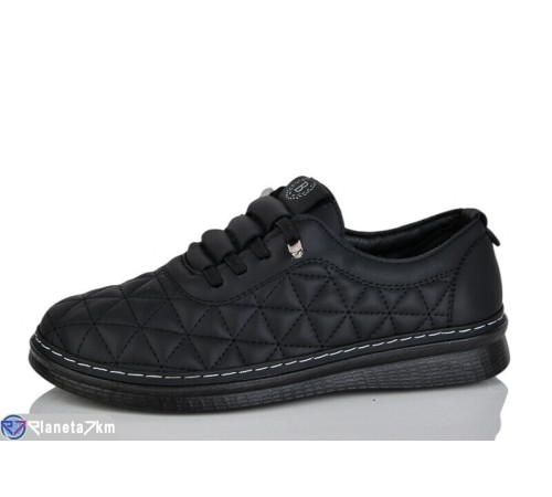 Туфлі жіночі на весну/осінь (8 пар р.37-42) чорний  "Asito"