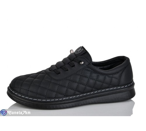 Туфлі жіночі на весну/осінь (8 пар р.37-42) чорний  "Asito"