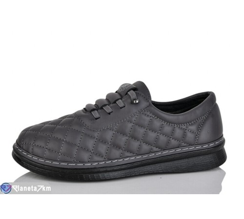 Туфлі жіночі на весну/осінь (8 пар р.37-42) сірий  "Asito"