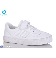 Дитячі кросівки на весну/осінь (8 пар р.31-37) білий  "Comfort-baby"