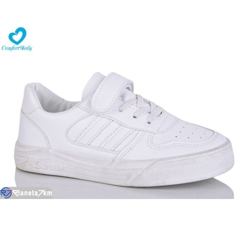 Дитячі кросівки на весну/осінь (8 пар р.31-37) білий  "Comfort-baby"