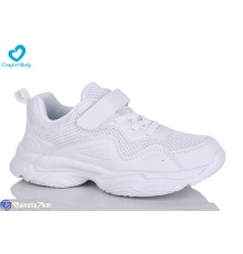 Дитячі кросівки на весну/осінь (8 пар р.36-40) білий  "Comfort-baby"