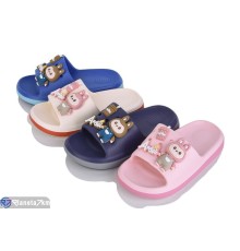 Шлепки дитячі на літо (12 пар р.30-35) мікс  "MILLY"
