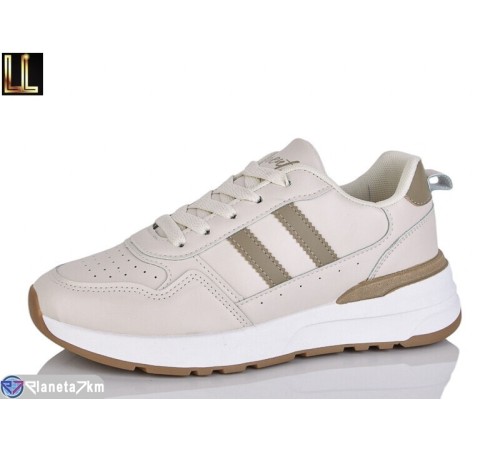 Кросівки жіночі на весну/осінь (8 пар р.38-42) бежевий  "Lilin"