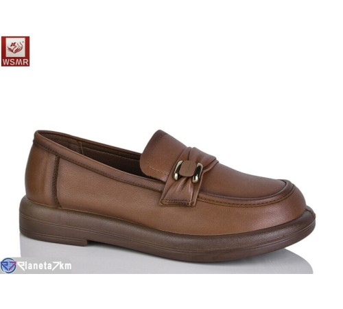 Туфлі жіночі на весну/осінь (8 пар р.36-41) коричневий  "WSMR"