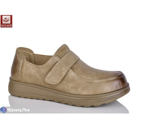 Туфлі жіночі на весну/осінь (8 пар р.37-42) коричневий  "WSMR"