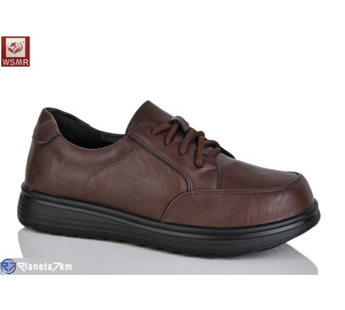 Туфлі жіночі на весну/осінь (8 пар р.37-42) коричневий  "WSMR"