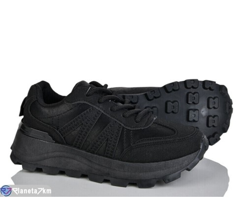 Кросівки жіночі на весну/осінь (8 пар р.36-41) чорний  "LOREDANA"