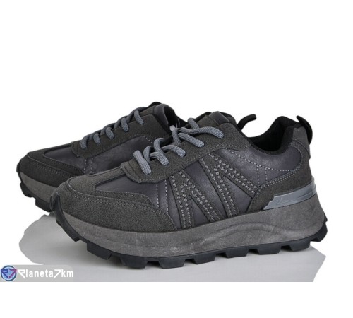 Кросівки жіночі на весну/осінь (8 пар р.36-41) сірий  "LOREDANA"