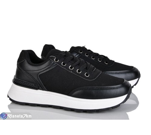 Кросівки жіночі на весну/осінь (8 пар р.36-41) чорний  "LOREDANA"