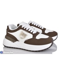 Кросівки жіночі на весну/осінь (8 пар р.36-41) коричневий  "LOREDANA"