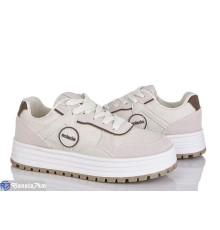 Кросівки жіночі на весну/осінь (8 пар р.36-41) бежевий  "LOREDANA"