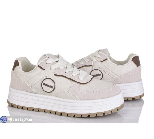 Кросівки жіночі на весну/осінь (8 пар р.36-41) бежевий  "LOREDANA"