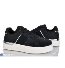 Кросівки жіночі на весну/осінь (8 пар р.36-41) чорний  "LOREDANA"