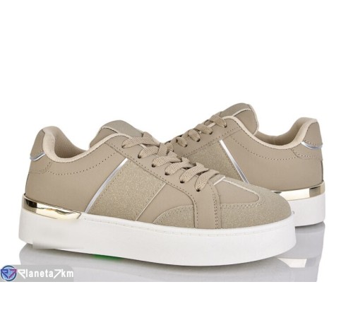 Кросівки жіночі на весну/осінь (8 пар р.36-41) коричневий  "LOREDANA"