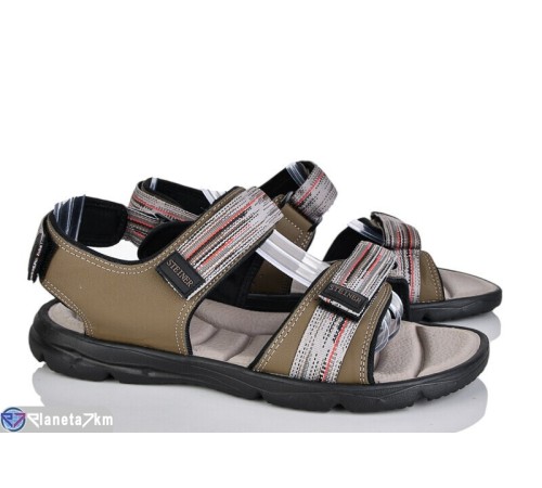 Сандалі чоловічі на літо (8 пар р.41-46) коричневий  "DiRama"