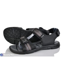 Сандалі чоловічі на літо (8 пар р.41-46) чорний  "DiRama"