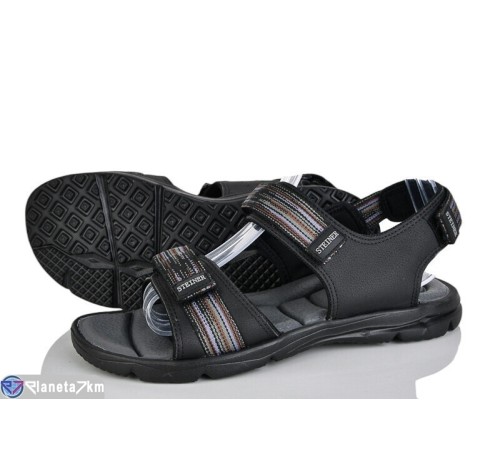 Сандалі чоловічі на літо (8 пар р.41-46) чорний  "DiRama"