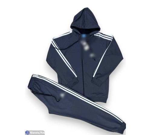 Спортивний костюм чоловічий на весну/осінь (5 шт. р.сетка M-3XL) синій  "Peton"