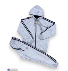 Спортивний костюм чоловічий на весну/осінь (5 шт. р.сетка M-3XL) сірий  "Peton"