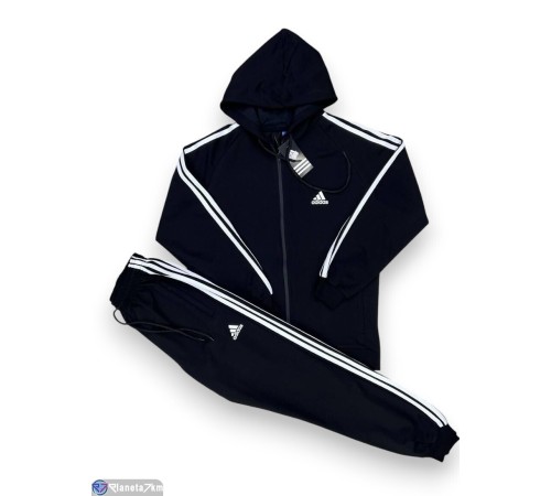 Спортивний костюм чоловічий на весну/осінь (5 шт. р.сетка M-3XL) чорний  "Peton"