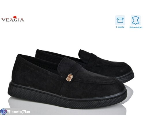 Туфлі жіночі на весну/осінь (8 пар р.36-41) чорний  "Veagia-ADA"