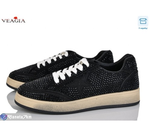 Кросівки жіночі на весну/осінь (8 пар р.36-41) чорний  "Veagia-ADA"