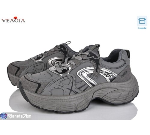 Кросівки жіночі на весну/осінь (8 пар р.36-40) сірий  "Veagia-ADA"