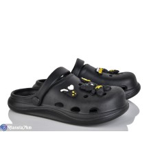 Кроки дитячі на літо (6 пар р.30-35) чорний  "LUXORIS"