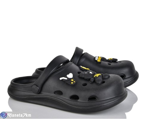 Кроки дитячі на літо (6 пар р.30-35) чорний  "LUXORIS"